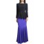 Peplum Kurung Set in Purple and Black