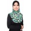 ATYAF Scarf in Green and White