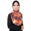 RANIYA Scarf in Orange