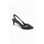 Sherie Diamonte Kitten Heels in Black