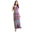 Spindle Maxi Dress in Purple