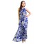 Pina Colada Maxi Dress in Blue