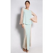 Honeyblossom Kurung in Green
