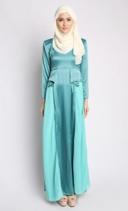 Milly Dress in Sea Green