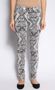 Refugee Primal Tribal Jeans in Black and White