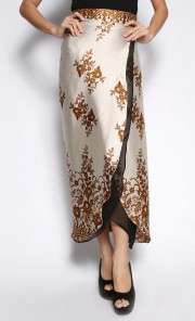 Urban Classic Tulip Skirt in Silver