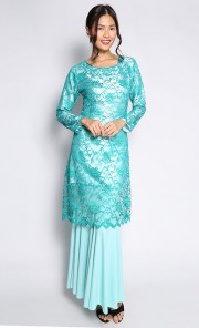 Teja Kurung in Turquoise
