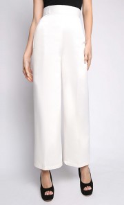 Vera Palazzo Pants in Off White
