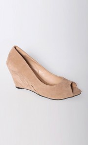 Alphie Wedges in Nude