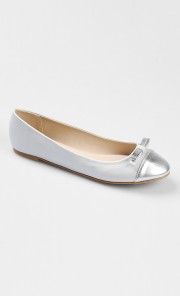 Kylie Flats in Silver
