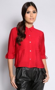 Frances Top in Red