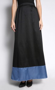 Zeadora Skirt in Black and Blue