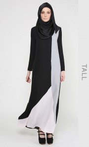 (Tall) Lisse Dress in Baby Pink and Grey