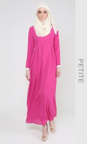 (Petite) Etherea Dress in Hot Fuchsia