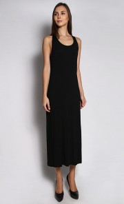 Sleeveless Maxi Dress in Black