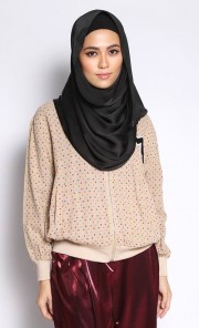 Madeena Baseball Jacket in Brown