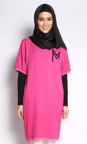 M Baseball Tee in Pink