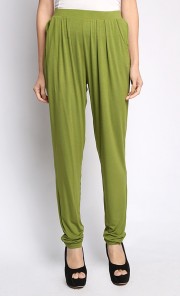 Zehna Slouchy Pants in Pear Green