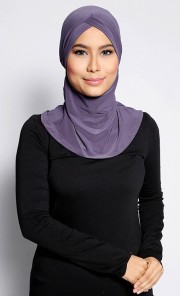 Lycra Head and Neck Inner in Dusky Purple