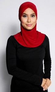 Lycra Head and Neck Inner in Maroon