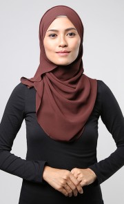 Ramma Instant Shawl in Brown