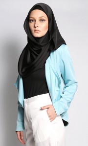 Mishary Loose Jacket in Sweet Blue
