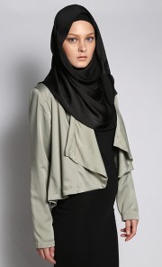 Mishary Loose Jacket in Lime Green