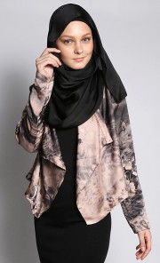 Mishary Loose Jacket in Grey