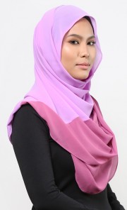 Tanjung Duo Tone Shawl in Island Orchid
