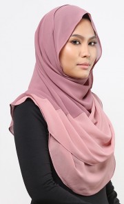 Tanjung Duo Tone Shawl in Amethyst