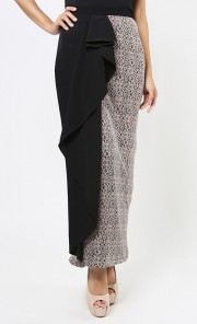 Ekal Skirt 2.0 in Biru Peach