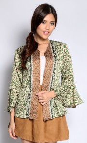 Laila Cardigan in Green