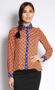 70's Shirt in Orange