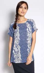 Kaleidoscope Top in Blue