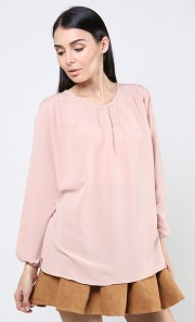 Cyra Top in Beige