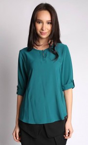 Aria Pocket Top in Blue 