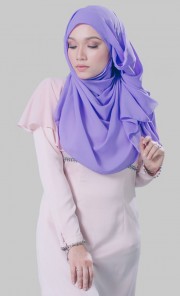 Duhaa Instant Shawl in Lavender