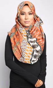 Ashika Shawl in Orange