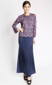 Denika Modern Kurung in Sapphire 