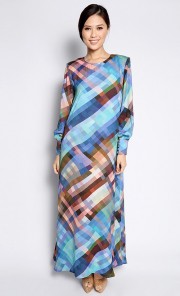 Safira Jubah in Blue