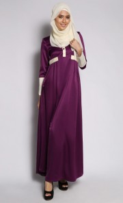 Sufi Pleated Jubah in Purple