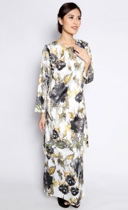 Kurung Pahang with Beads in Green