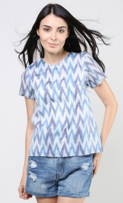Ocean Line Top in Blue