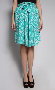 Botanical Skirt in Green