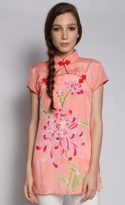 Oriental Blouse in Orange