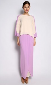 Trixibelle Kurung in Purple