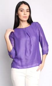 Messina Blouse in Purple