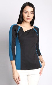 Marion Top in Dark Grey