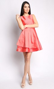 Nikita Dress in Coral