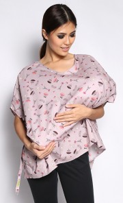 Elsa Nursing Cover in Dusty Purple